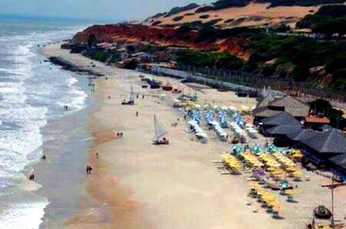 Praia Tabuba Do Morro Branco Suite 04 Pessoas Бебериби Экстерьер фото